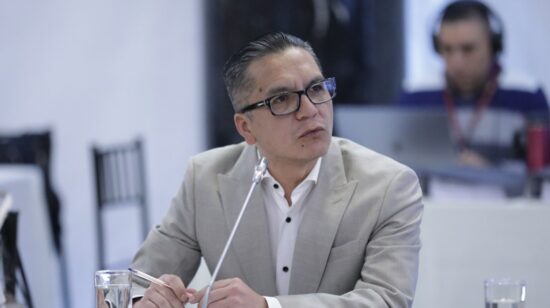 Wilman Terán durante una comparecencia a la Comisión de Fiscalización de la Asamblea el 21 de junio.